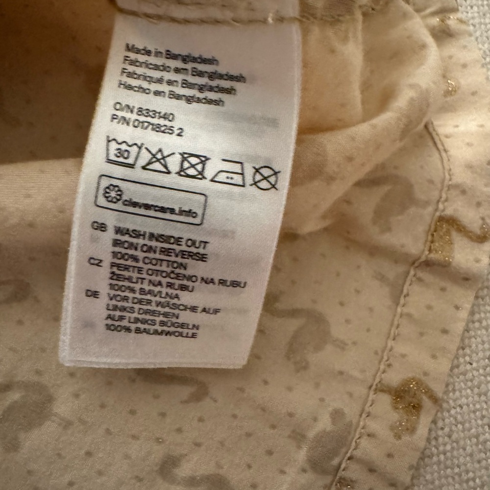 H&M Kids Gold Flamingo Dress in Beige - Picture 5 of 6